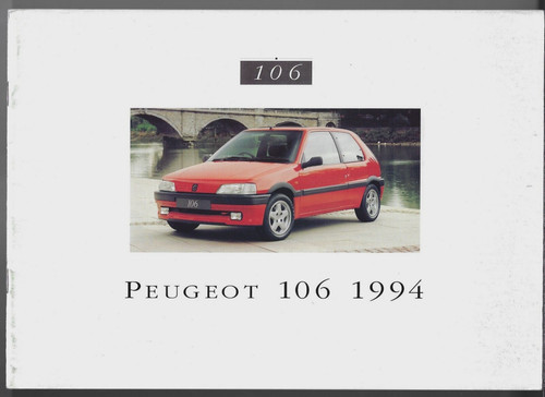 Peugeot 106 1993 1994 brochure - 106,