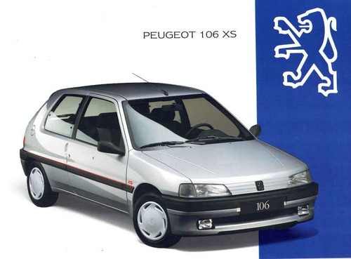 Catalogue brochure peugeot 106 - catalogue,